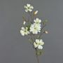 Magnolia artificiel MARGA, blanc-crème, 80cm, Ø6-8cm