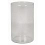Vase cylindrique en verre SANYA OCEAN, recyclé, transparent, 20cm, Ø12cm