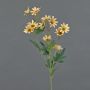 Marguerite artificielle FENAS, jaune-orange, 65cm