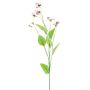 Branche en tissu Pensée YENIA, rose-fuchsia-crème, 60cm