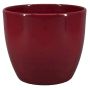 Pot de fleurs en céramique grand TEHERAN BASAR, rouge vin, 33,5cm, Ø40cm