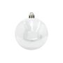 Boule de sapin de Noël CANELA, blanc brillant, Ø20cm
