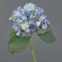Fleur artificielle hortensia FUXIANG, bleu-violet, 50cm