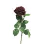 Fleur artificielle Rose JIANHUA, violet foncé, 70cm