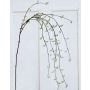 Branche de rosier en plastique VALEA, paillettes, vert, 115cm