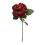 Rose en velours YUFAN, rouge, 45cm