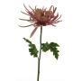 Fleur décorative chrysanthème YASULI, rose-lavande, 70cm