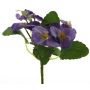 Fleur décorative Pensée FANGMU sur piquet, lilas, 20cm