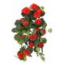 Géranium artificiel ANTON sur piquet, rouge, 65cm, Ø5-8cm