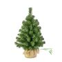 Mini sapin artificiel VARSOVIE, sac de jute, 60cm, Ø40cm