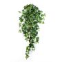 Fausse chute de lierre LUKA, sur piquet, vert-blanc, 90cm