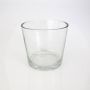 Pot de fleurs ALENA en verre, transparent, 16cm, Ø17cm