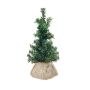 Arbre artificiel Sapin ALDON dans un sac en jute, 15cm