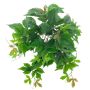 Buisson de vigne vierge à trois pointes artificiel LEDURANA, collection écologique, vert-orange, 35cm