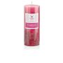 Bougie pilier ASTRID avec parfum, Cool Cranberry, rose, 13cm, Ø6,8cm, 60h