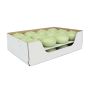 Lot de 24 bougies flottantes ORNELLA, vert pastel, 2,8cm, Ø4,5cm, 4h