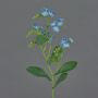 Myosotis artificiel ESTHER, bleu clair, 35cm, Ø2cm