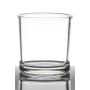 Photophore transparent JOHN EARTH, verre, 14cm, Ø14cm