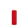 Bougie pilier MAEVA, rouge, 15cm, Ø5cm, 37h - Made in Germany