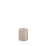 Bougie pilier MAEVA, beige, 8cm, Ø6cm, 29h - Made in Germany