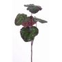 Ligulaire dentée japonais en plastique NIEVES, vert-violet, 85cm