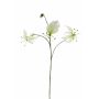 Gloriosa artificielle TIANA, blanc-vert, 80cm, Ø8-15cm