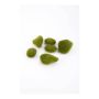 Pierres de mousse artificielles BAHIA, 6 pièces, vert, 12x16x5cm