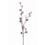 Fausse branche de coton EYCK avec fleurs, vert, 95cm