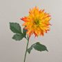 Dahlia artificiel CINTHIA, orange, 60cm