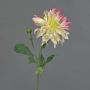 Dahlia artificiel CINTHIA, rose-blanc, 60cm