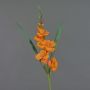 Glaïeul artificiel ELEA, orange, 85cm, Ø3-10cm