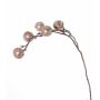 Branche de chardon artificiel ROBBY, cuivre, 100cm, Ø6cm