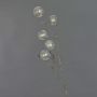 Branche de chardon artificiel ROBBY, argent, 100cm, Ø6cm