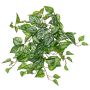 Suspension artificielle Pothos tacheté KEVINA sur piquet, collection écologique, vert-blanc, 55cm