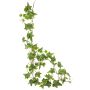 Guirlande de lierre artificielle BESSIE, collection écologique, vert-blanc, 160cm