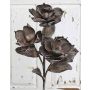 Branche de camélia décorative RANIA, marron, 95cm, Ø20cm