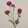 Chrysanthème artificiel RYON, violet foncé, 70cm, Ø3-5cm