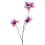 Branche artificielle Magnolia FLAVA, rose foncé-blanc, 85cm