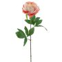 Pivoine artificielle TALFY, rose-crème, 65cm