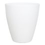 Vase décoratif TEHERAN PALAST en céramique, blanc mat, 17cm, Ø13,5cm