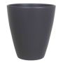 Vase décoratif TEHERAN PALAST en céramique, anthracite mat, 17cm, Ø13,5cm
