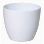 Pot en céramique pour plantes petit TEHERAN BASAR, blanc, 6,5cm, Ø8,5cm