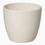 Pot en céramique pour plantes petit TEHERAN BASAR, crème, 9,8cm, Ø12cm