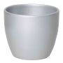 Pot en céramique pour plantes petit TEHERAN BASAR, argent, 6cm, Ø7,5cm