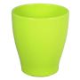 Pot en céramique pour orchidées MALAYER, vert pomme, 15cm, Ø13,2cm