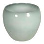 Pot à plantes gris-vert URMIA BASAR, céramique, 11,5cm, Ø14cm