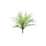 Fougère type Blechnum artificielle CASCOT sur piquet, vert, 25cm