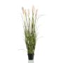 Herbe De La Pampa Artificielle Blanche - 6 Tiges 110 Cm, Décor Vase Sol, Bohème Chic