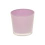 Pot à plantes ALENA, verre, lilas, 12,5cm, Ø13,3cm