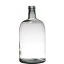 Bouteille décorative NIRAN, verre, recyclé, vert-transparent, 40cm, Ø19cm